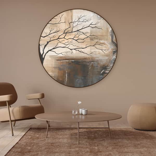 Papier peint cercle Shadow Crown