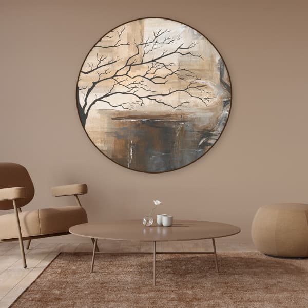 Papier peint cercle Shadow Crown