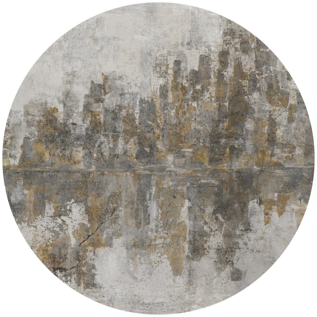 Papier peint cercle Urban Layer 4 – Rauv
