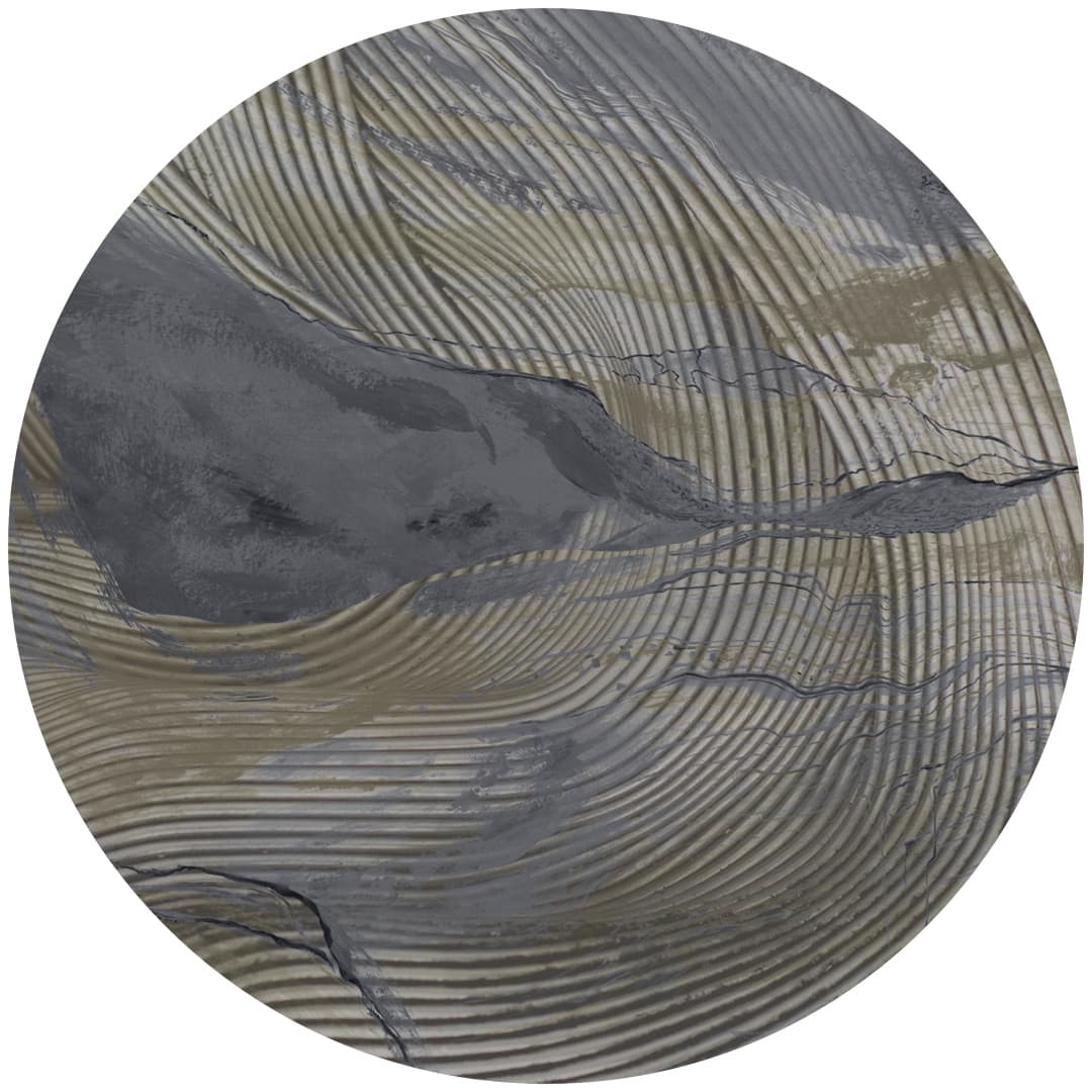 Papier peint cercle Wave Lines 3 – Rauv