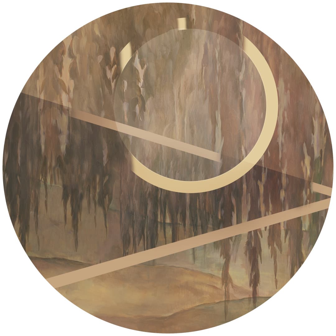 Papier peint cercle Willow 2 – Rauv