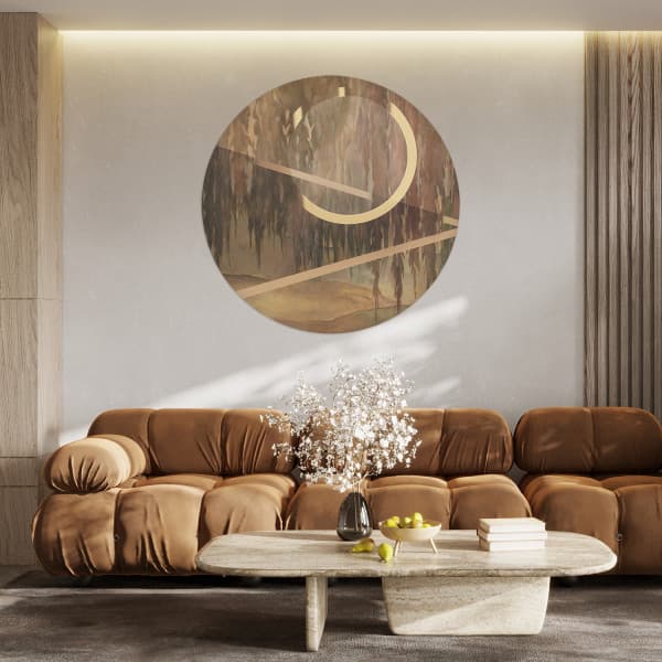 Papier peint cercle Willow 2