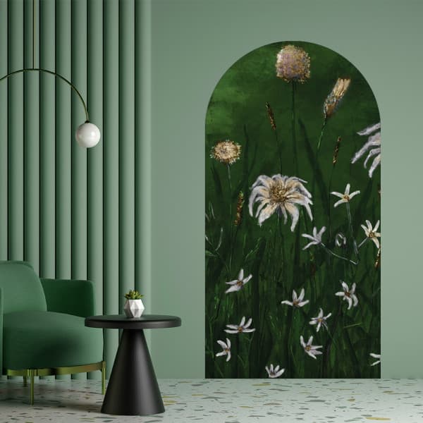 Papier peint arche Spring Cold Flowers 4