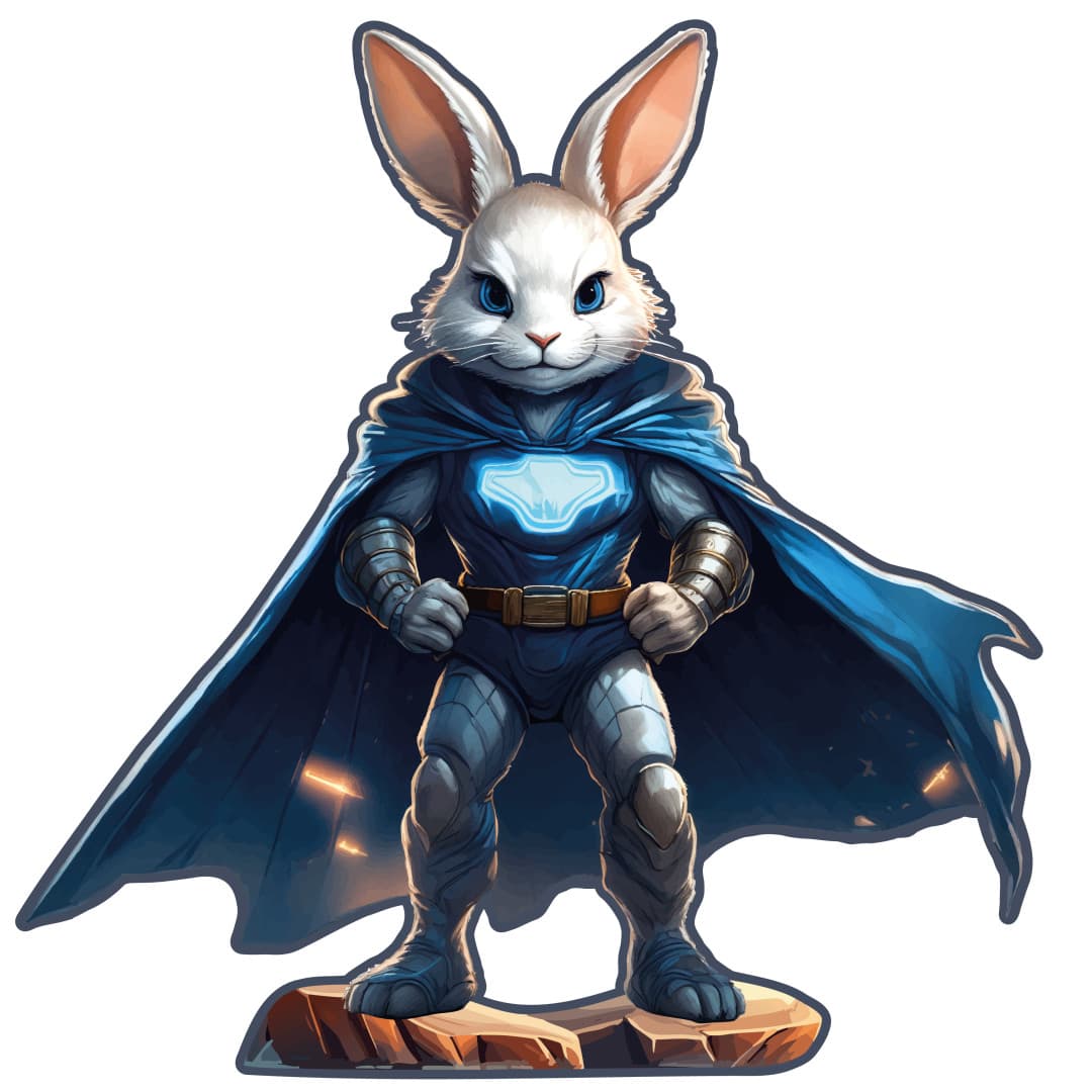 Wallpaper wall sticker Agent Hare