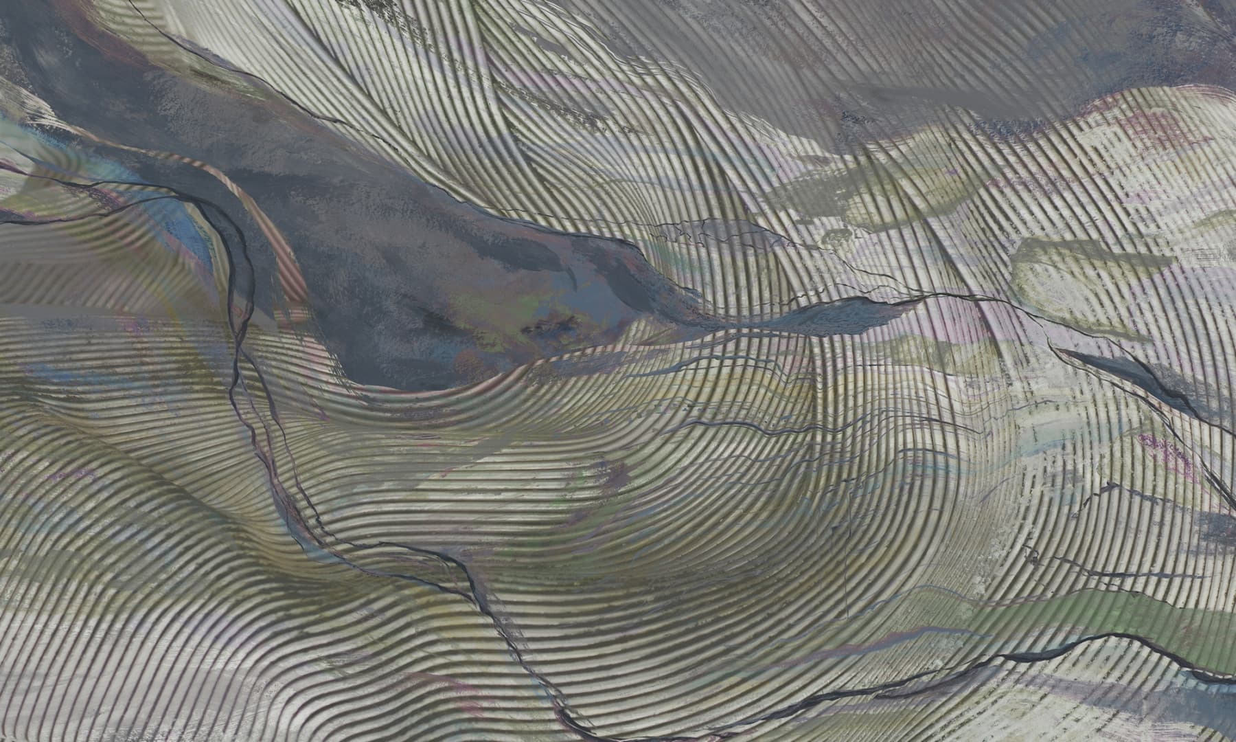 Papier peint Wavy Lines 2 – Rauv