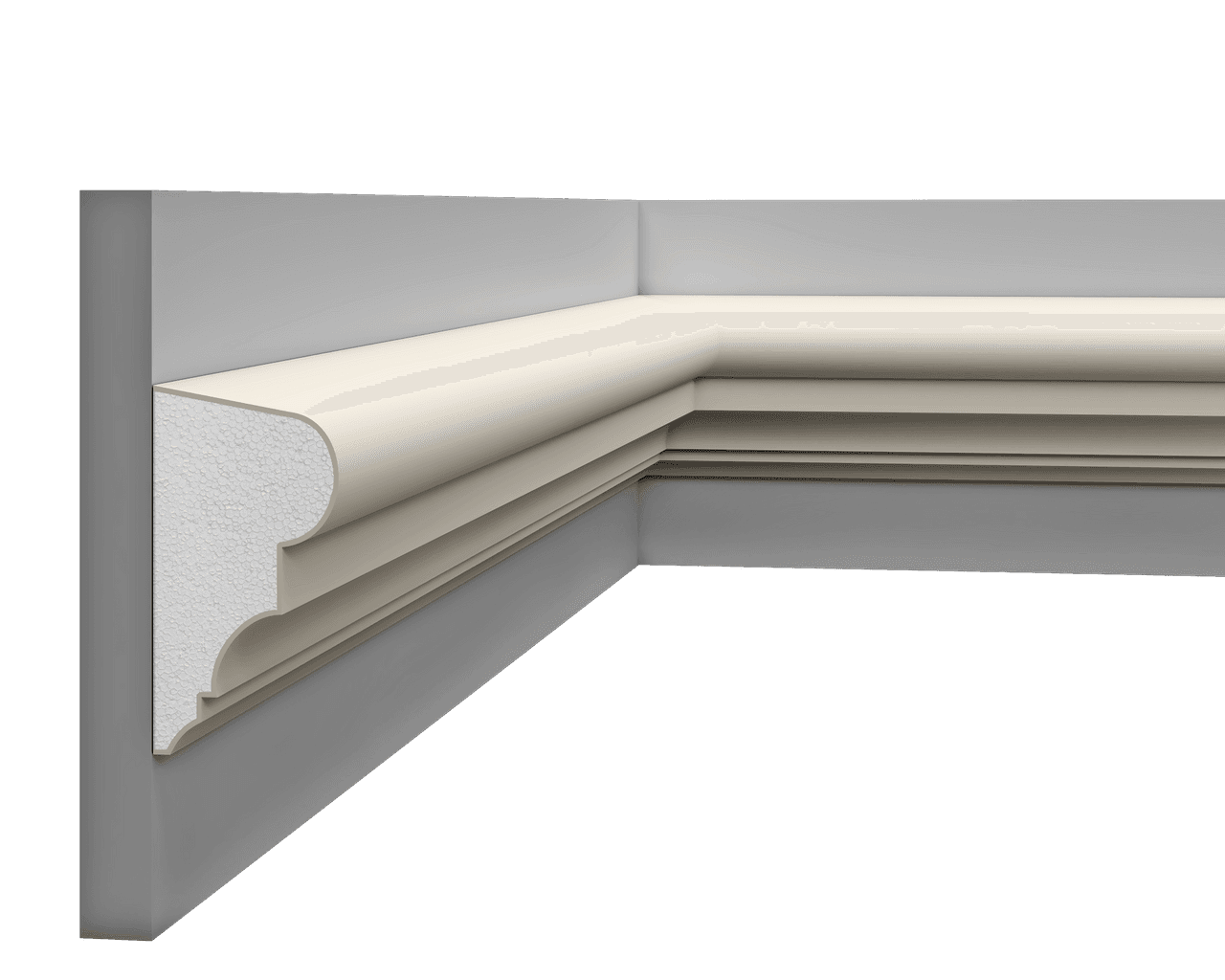 Multifunctional molding LP 026