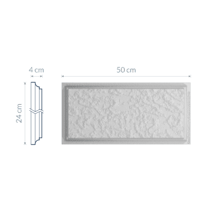 Rechte Ecke BS7W - 50
