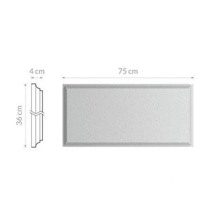 Gerade Ecken BS1 - 75