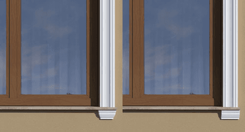 Debajo de la consola de ventana KP5